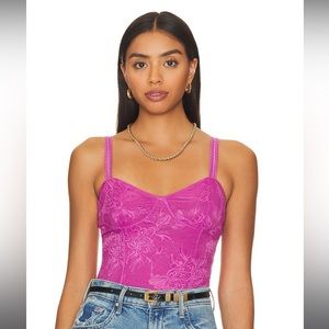 FREE PEOPLE high standards cami in dahlia mauve